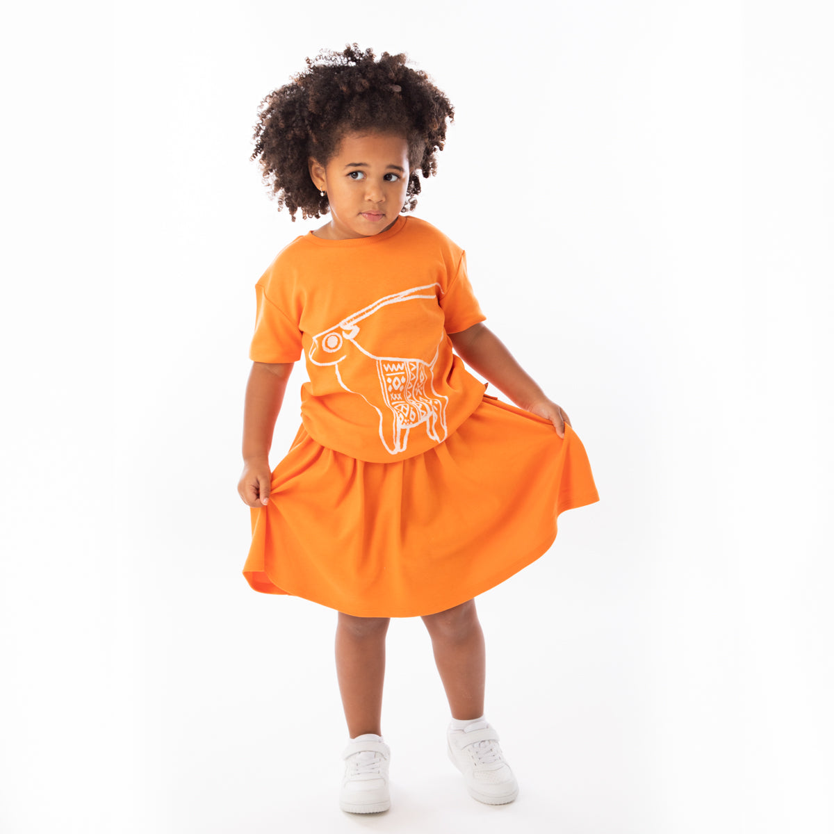 Organic Tee with Oryx - Baby Elephant Organic Wear