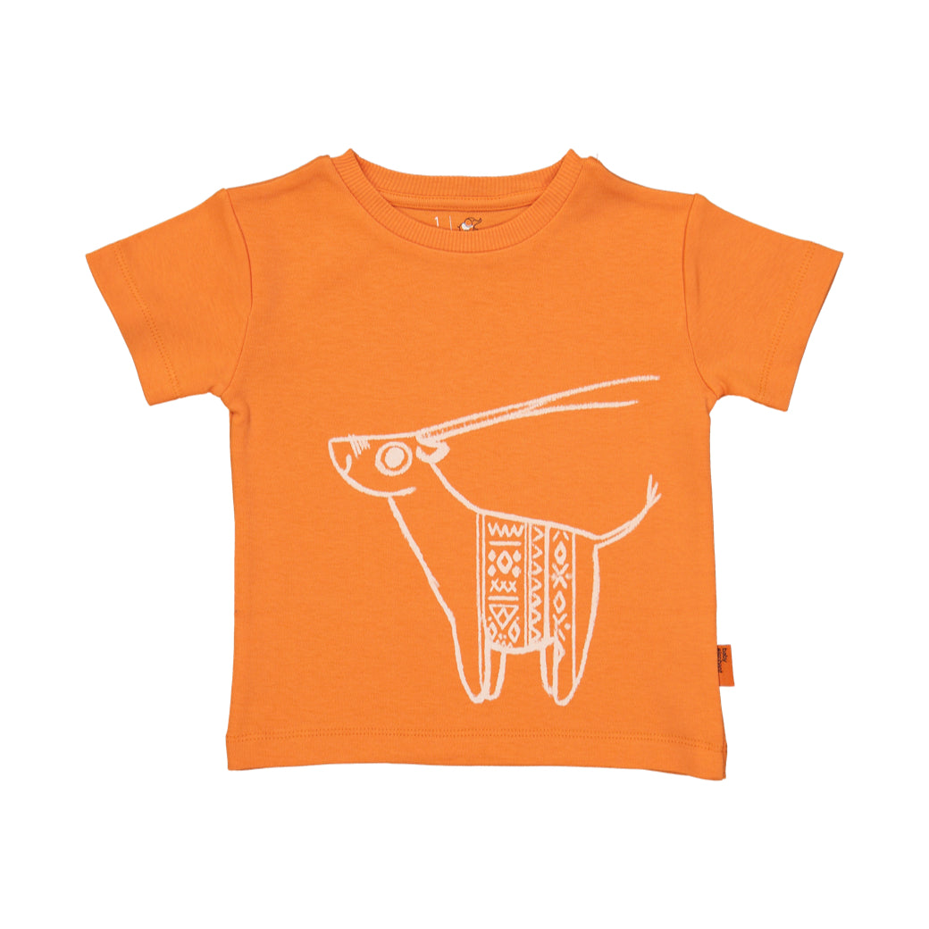 Organic Tee with Oryx - Baby Elephant Organic Wear