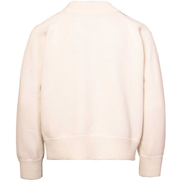 Off White Knitted Sweater with Snowflake - Infantium Victoria