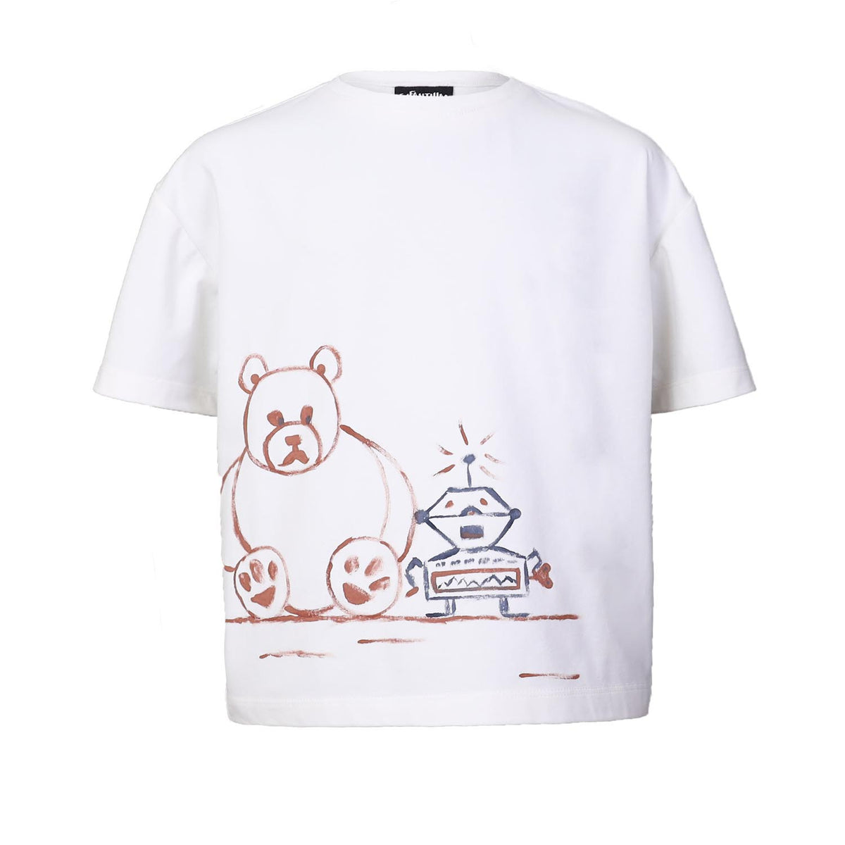 Oversized T-Shirt with Hand Painting - Infantium Victoria