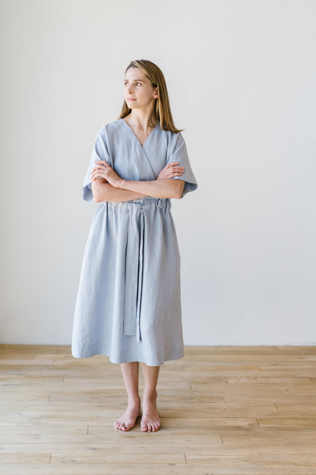Silence Dress Mild Sky - Motula