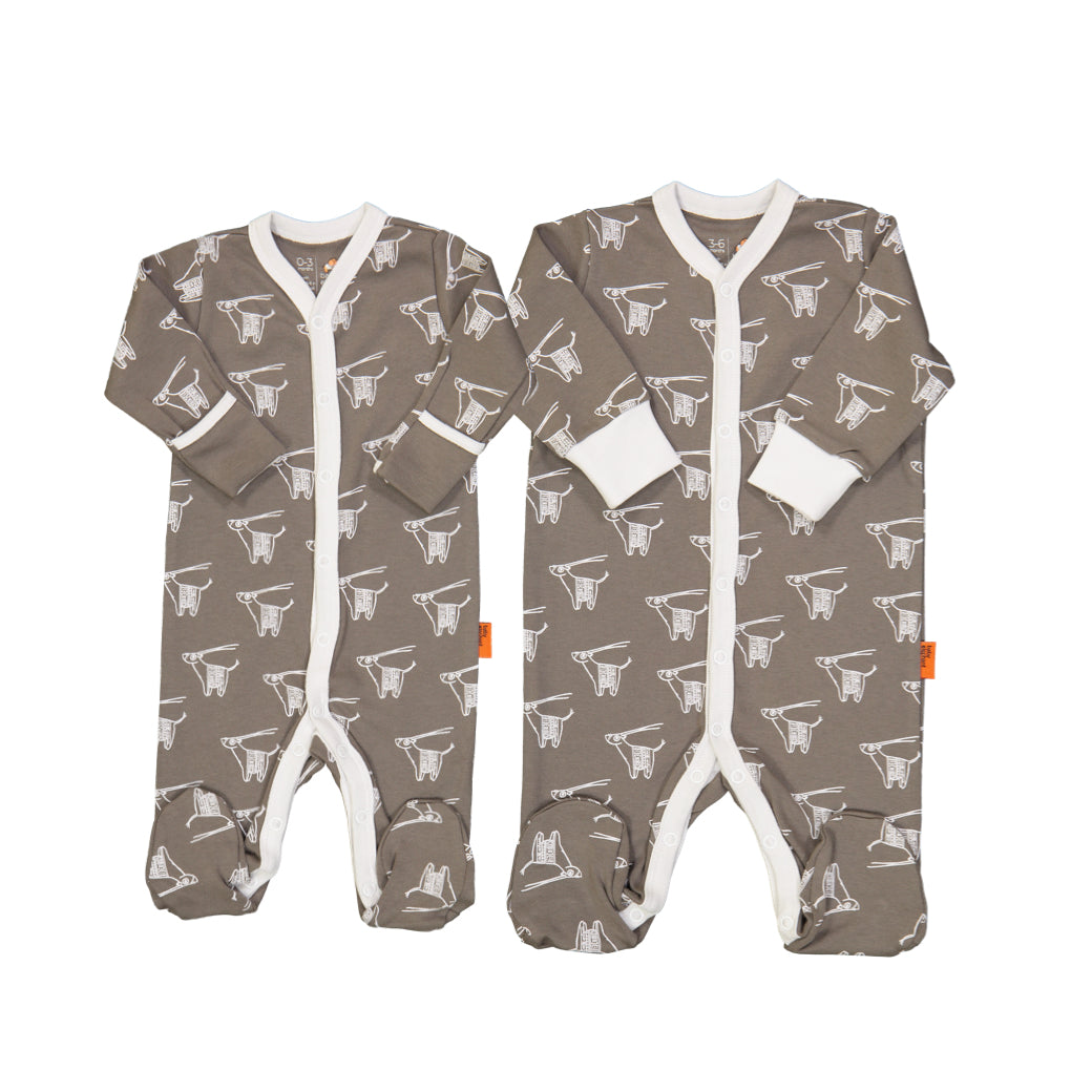 Organic Pajamas set for Baby - Baby Elephant Organic Wear