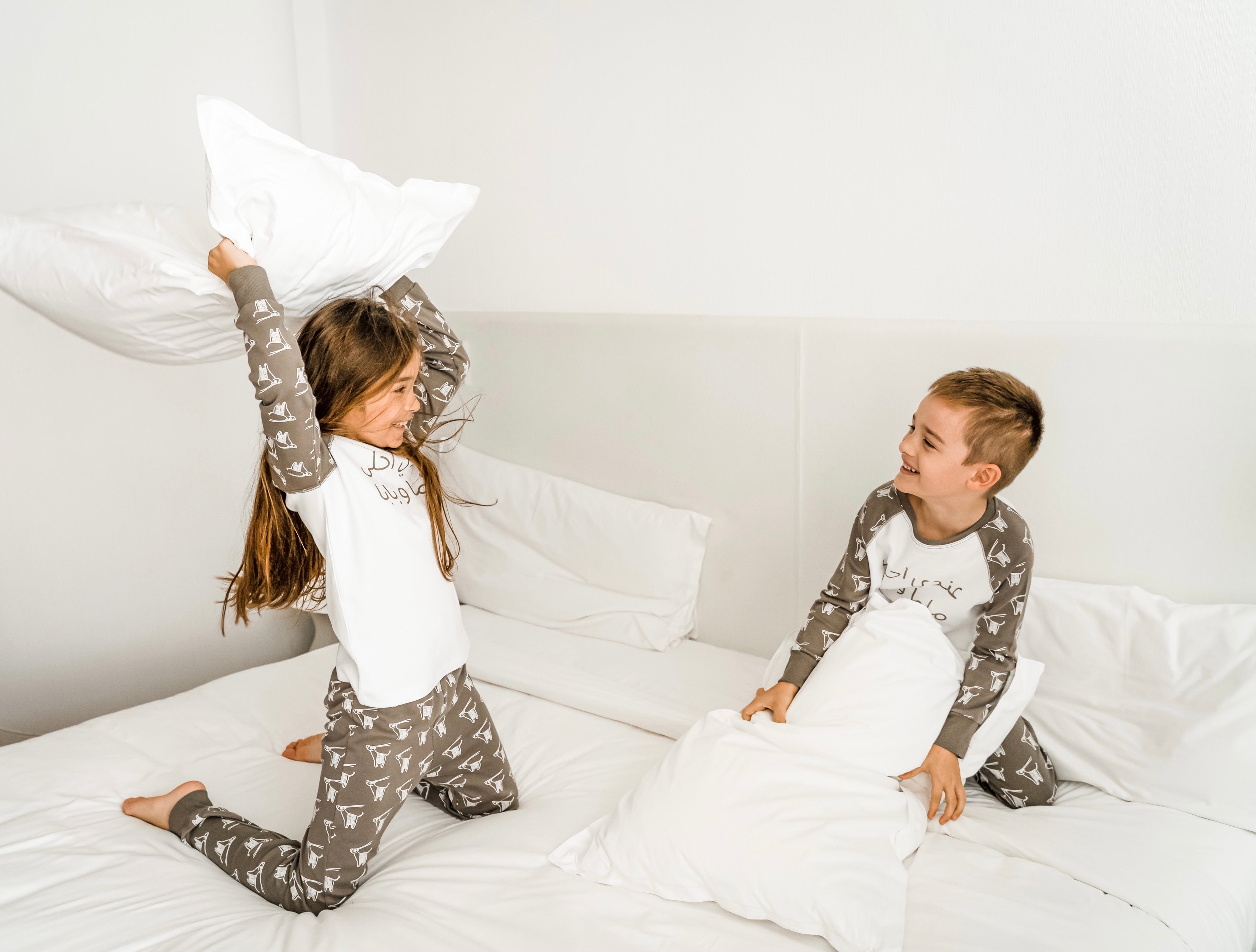 Organic Pajama Set for OLDER Kids - Baby Elephant Organic Wear