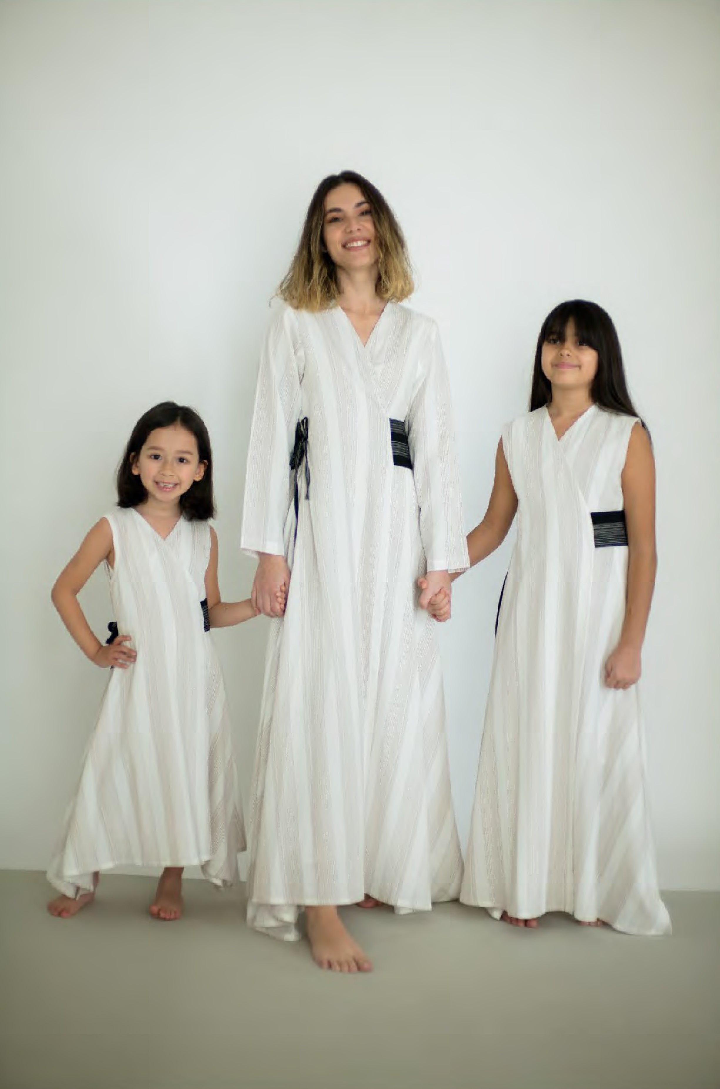 Striped in White Kaftan - Like mom