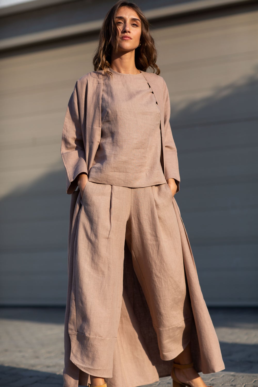 Desert Linen Pant Suit - Nature Hedonist