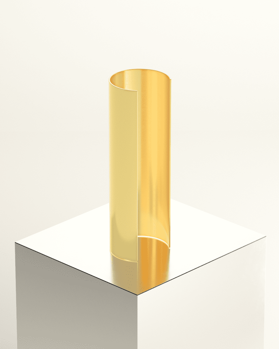 Long hair cuff in gold - Mam