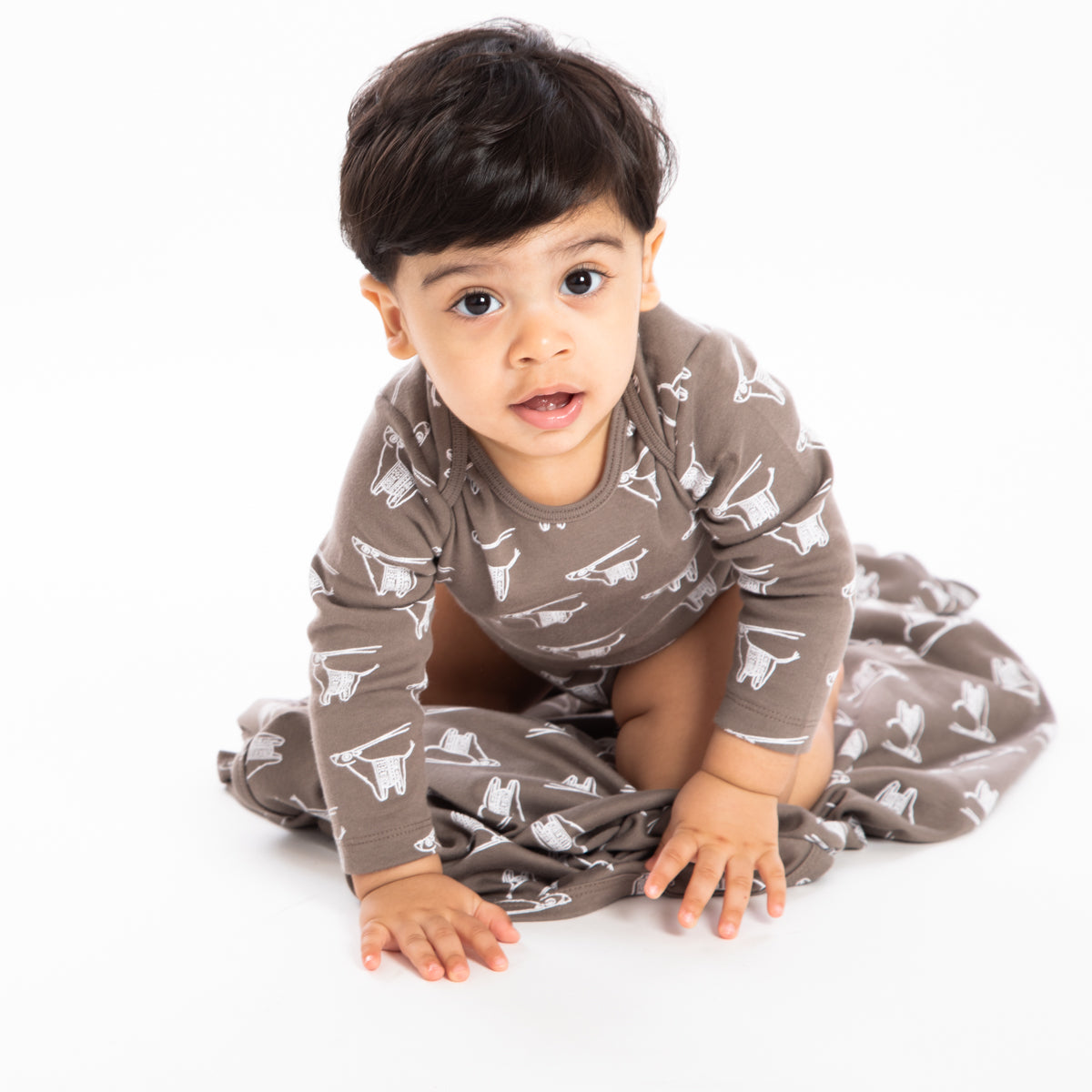 Organic 6-Piece baby set packed in a box - Baby Elephant Organic Wear