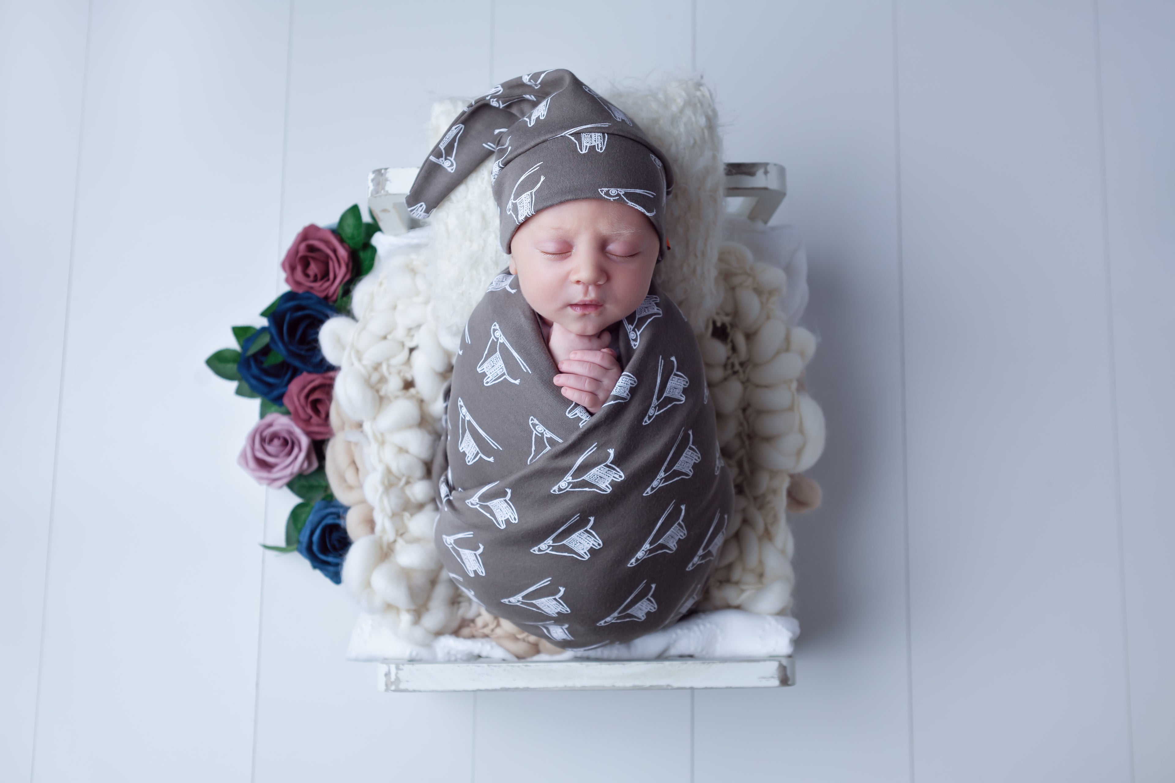 Organic 6-Piece baby set packed in a box - Baby Elephant Organic Wear