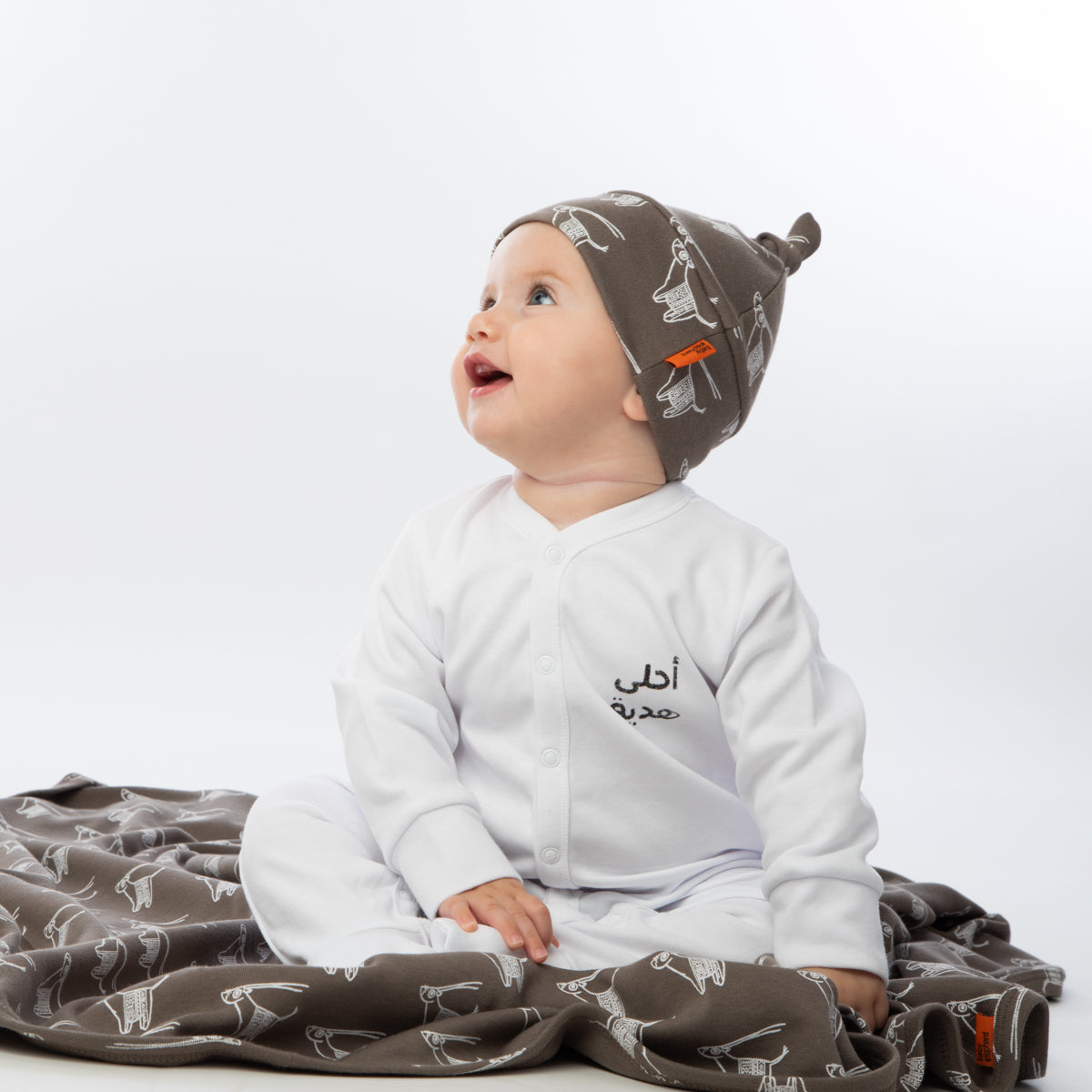Organic 6-Piece baby set packed in a box - Baby Elephant Organic Wear