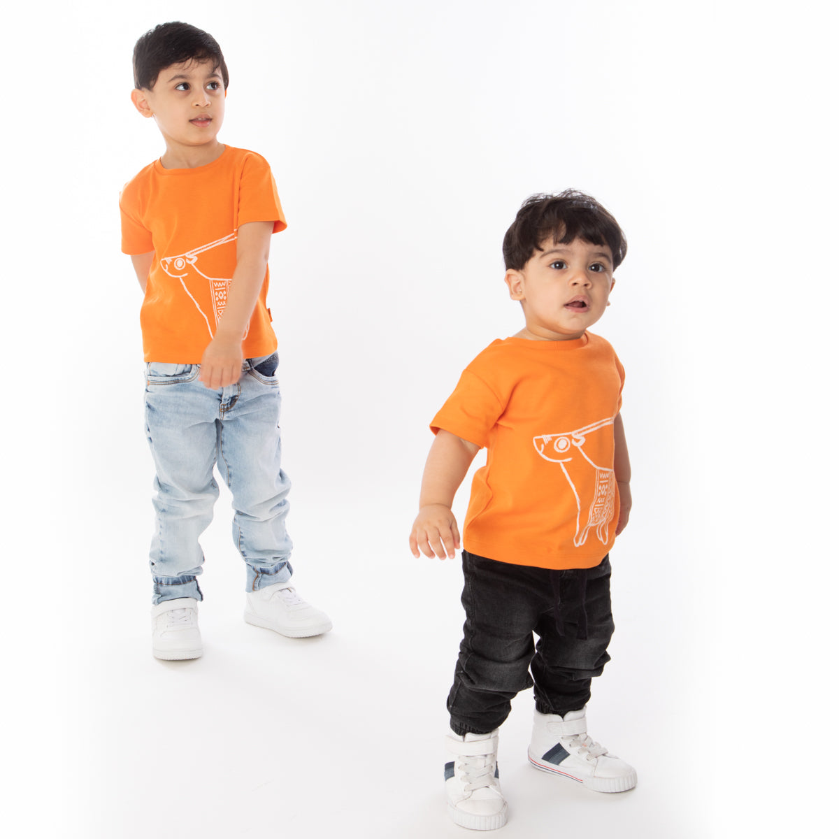 Organic Tee with Oryx - Baby Elephant Organic Wear