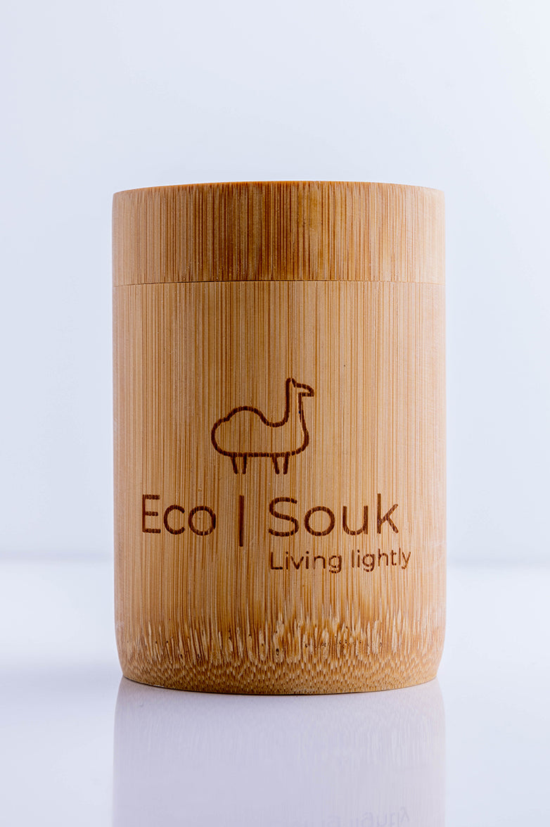 Cotton Buds Bamboo Holder - EcoSouk