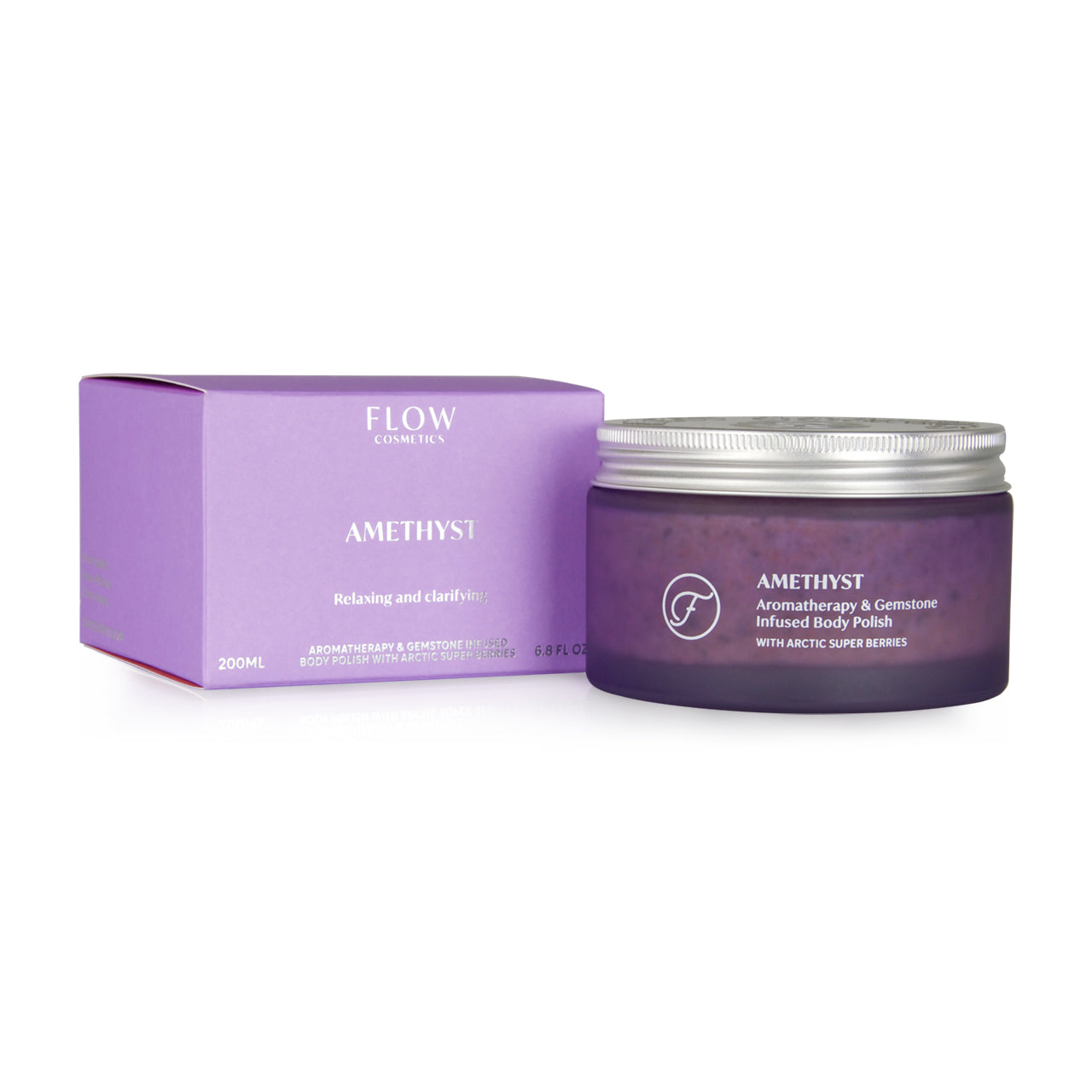Amethyst - Aromatherapy & Gemstone Body Polish - The Konjac Sponge Co.