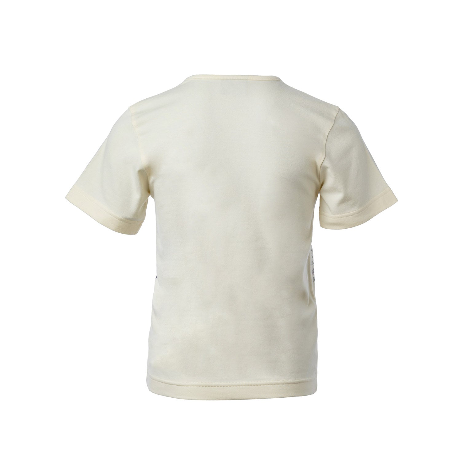 Off-White Short Sleeve T-Shirt with Toscana Print - Infantium Victoria