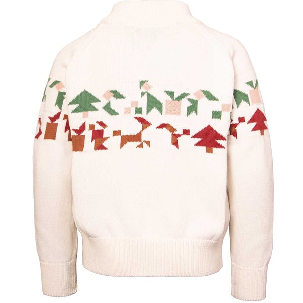 Off White Knitted Sweater - Infantium Victoria
