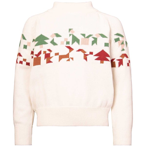 Off White Knitted Sweater - Infantium Victoria