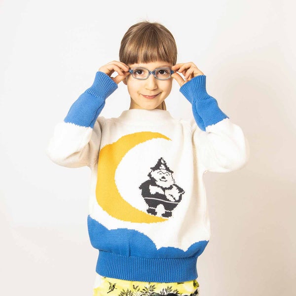 Off White Knitted Sweater - Infantium Victoria