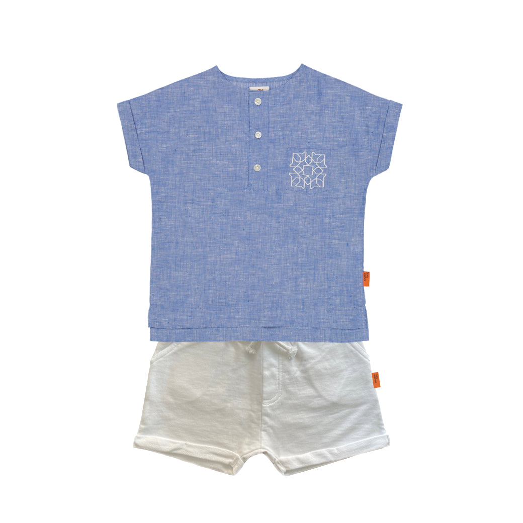 Linen set for boys - Baby Elephant Organic Wear