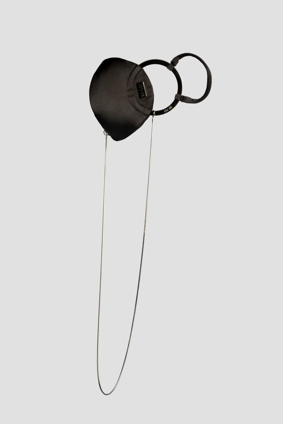 Black face mask with chain - Mam