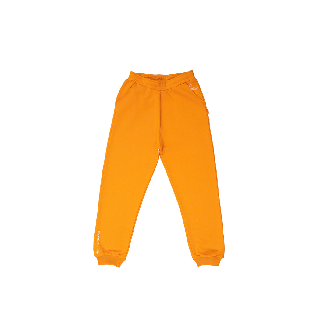 Track Pants Kids Orange Houbara Bustard - Baby Elephant Organic Wear