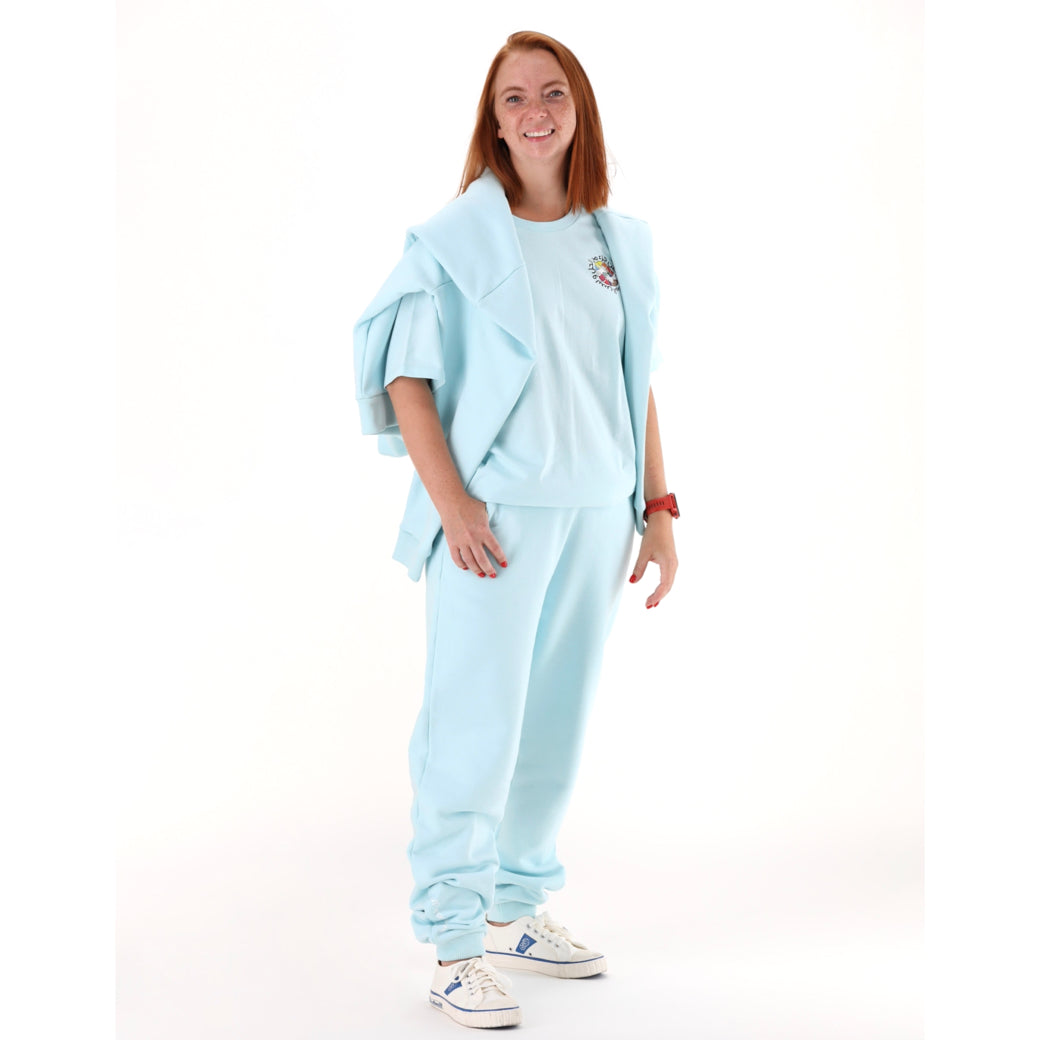 Track Pants Adult Blue Dugong - Baby Elephant Organic Wear