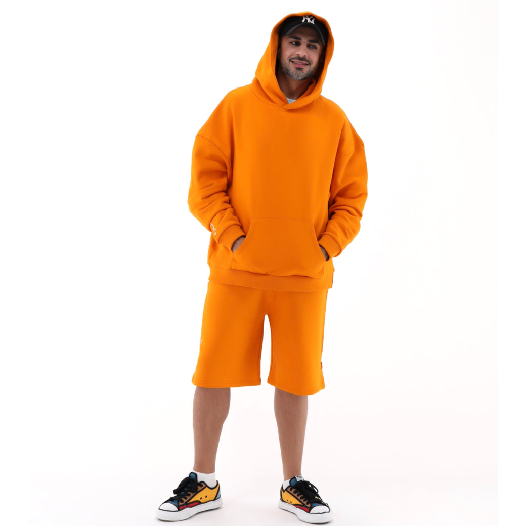 Short Pants Adult Orange Houbara Bustard - Baby Elephant Organic Wear