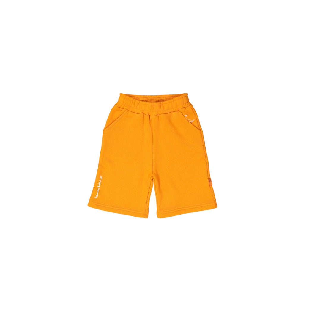 Short Pants Kids Orange Houbara Bustard - Baby Elephant Organic Wear