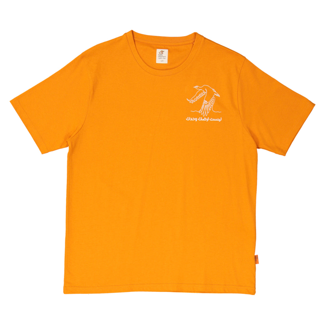 Adult Tee Orange - Baby Elephant Organic Wear