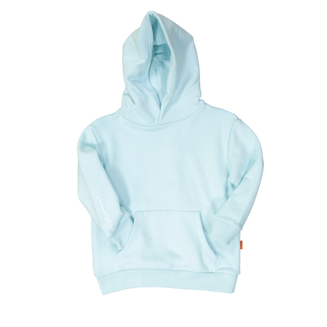 Kids Hoodie Blue Dugong - Baby Elephant Organic Wear