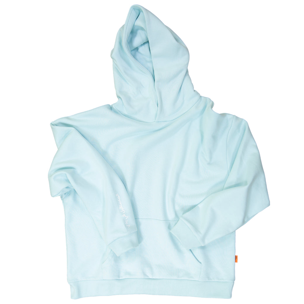 Adult Hoodie Blue - Baby Elephant Organic Wear