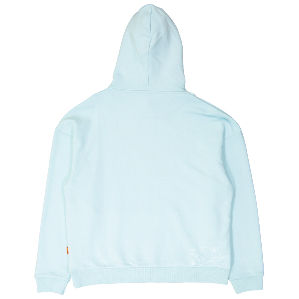 Adult Hoodie Blue - Baby Elephant Organic Wear
