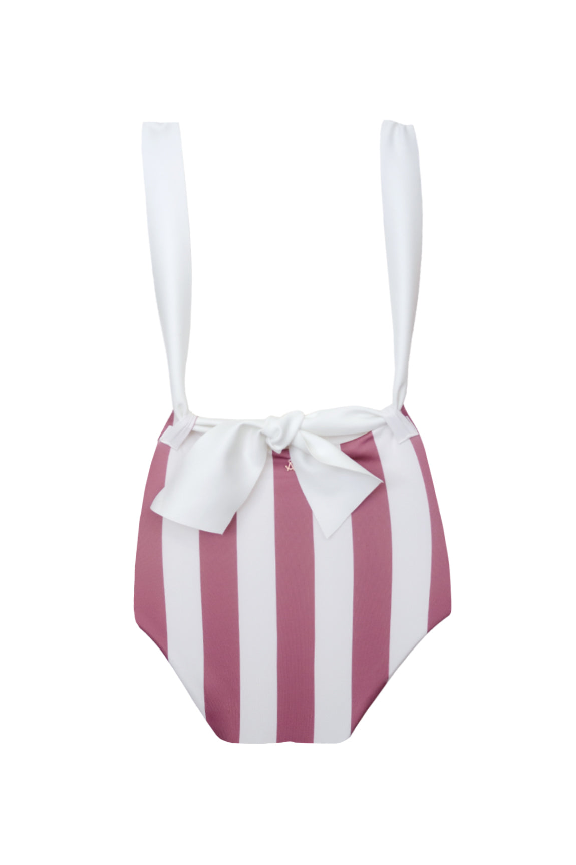 Swimmer Stripes One Piece Dark Cherry Girl - Ancora