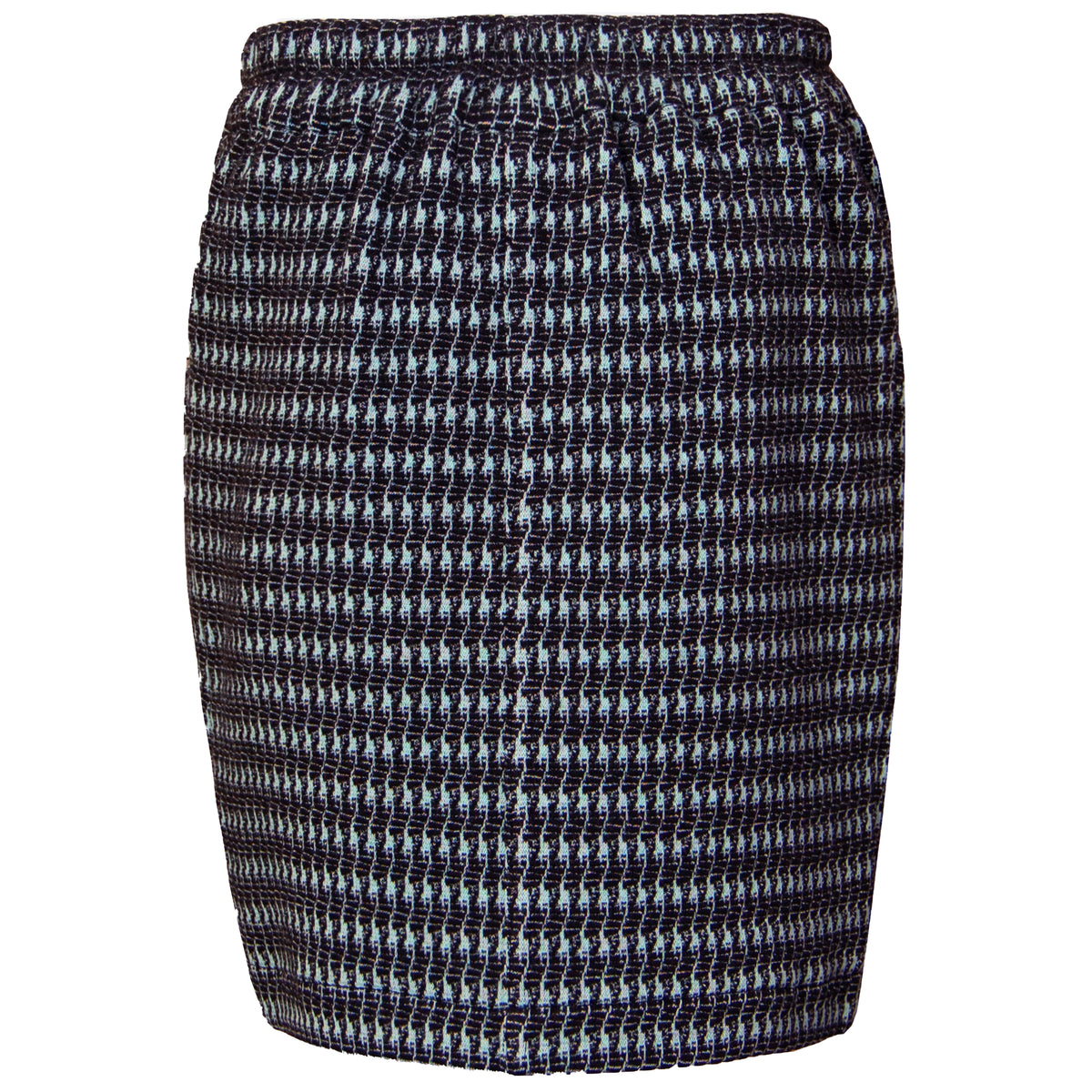 Pied De Poule Black and Blue Skirt - Infantium Victoria