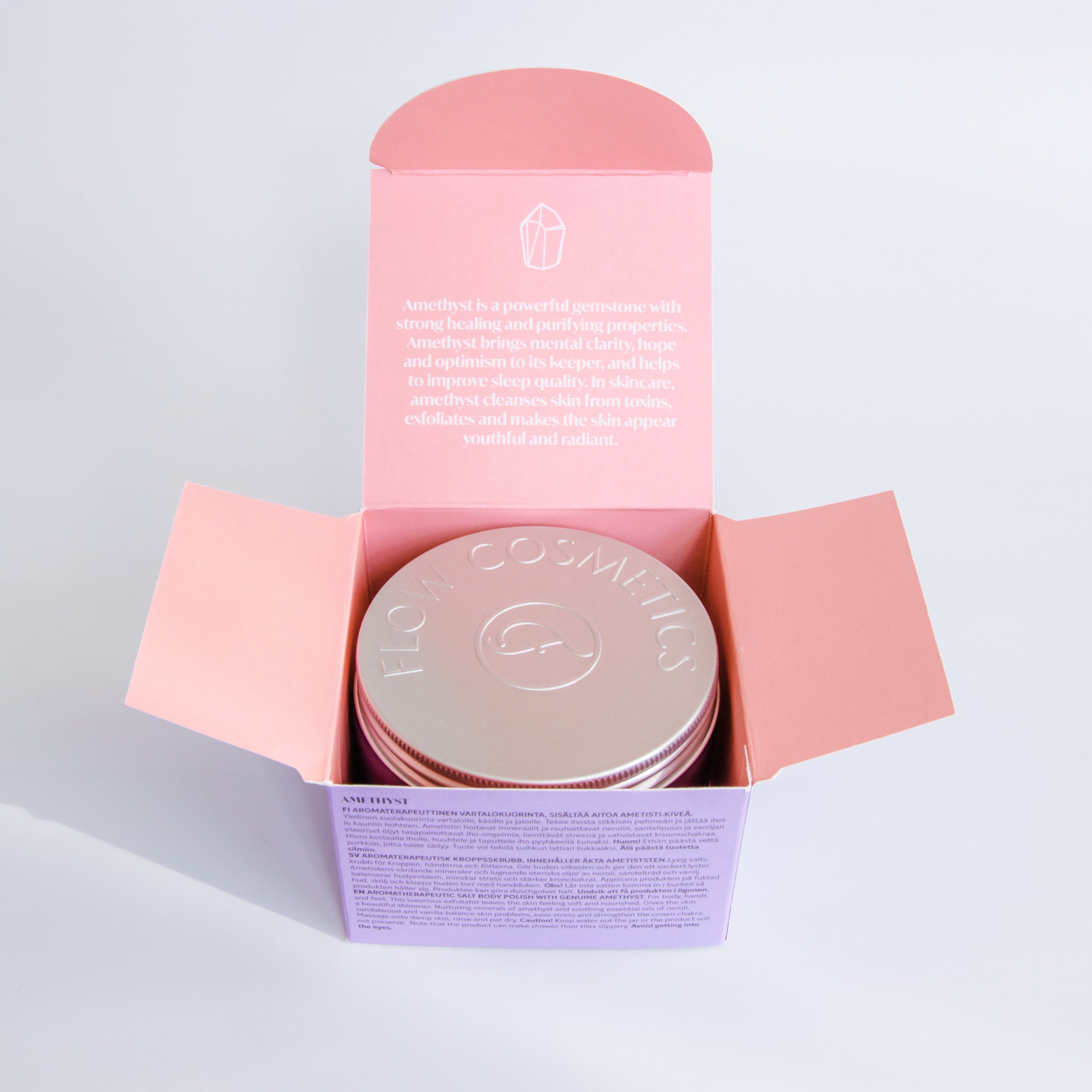 Amethyst - Aromatherapy & Gemstone Body Polish - The Konjac Sponge Co.