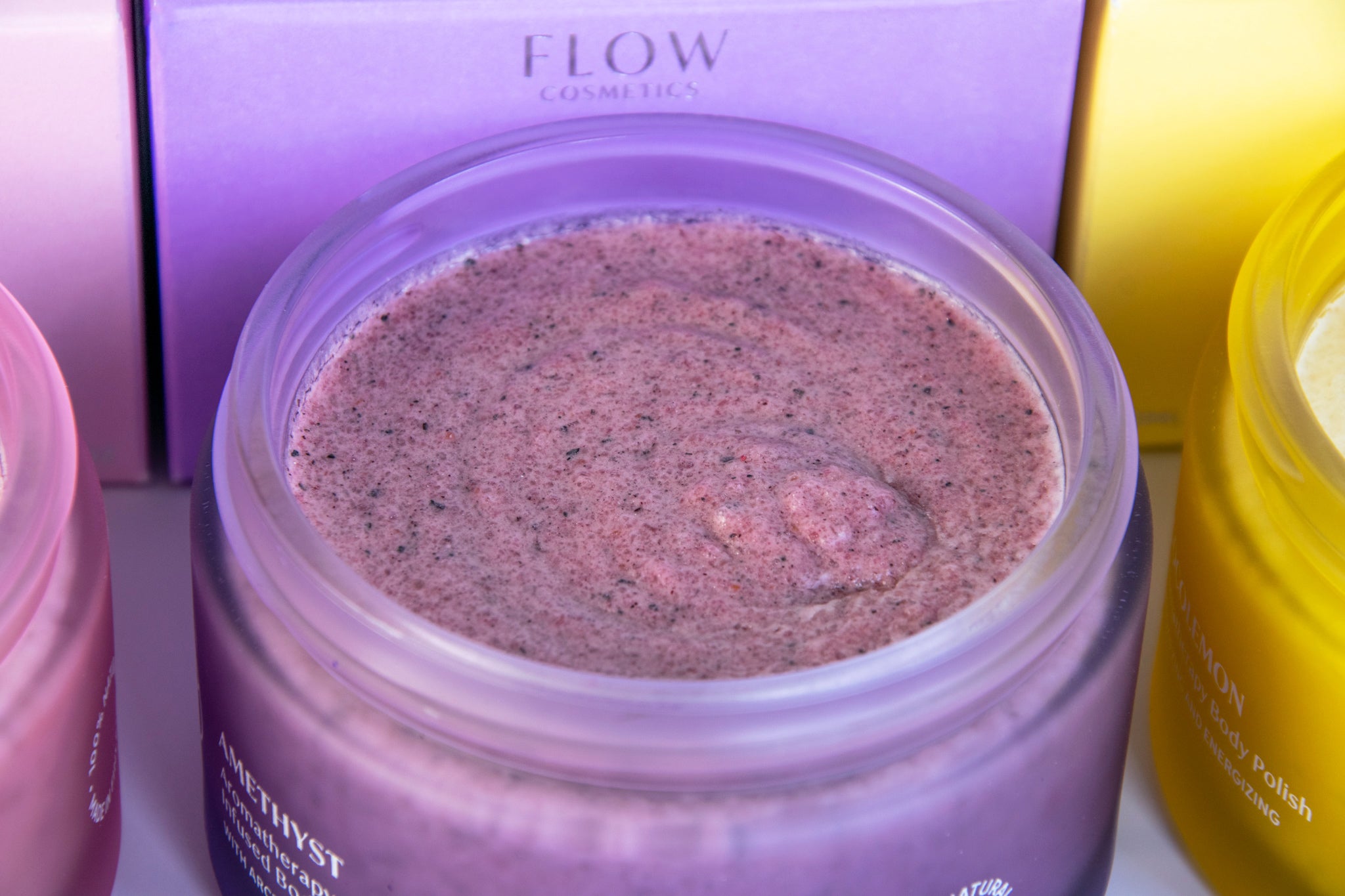 Amethyst - Aromatherapy & Gemstone Body Polish - The Konjac Sponge Co.