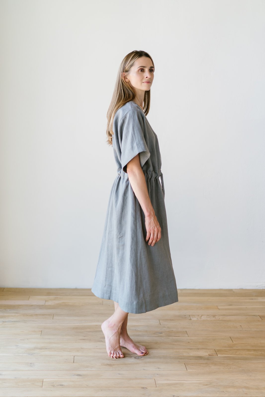 Silence Dress Grey Earth - Motula