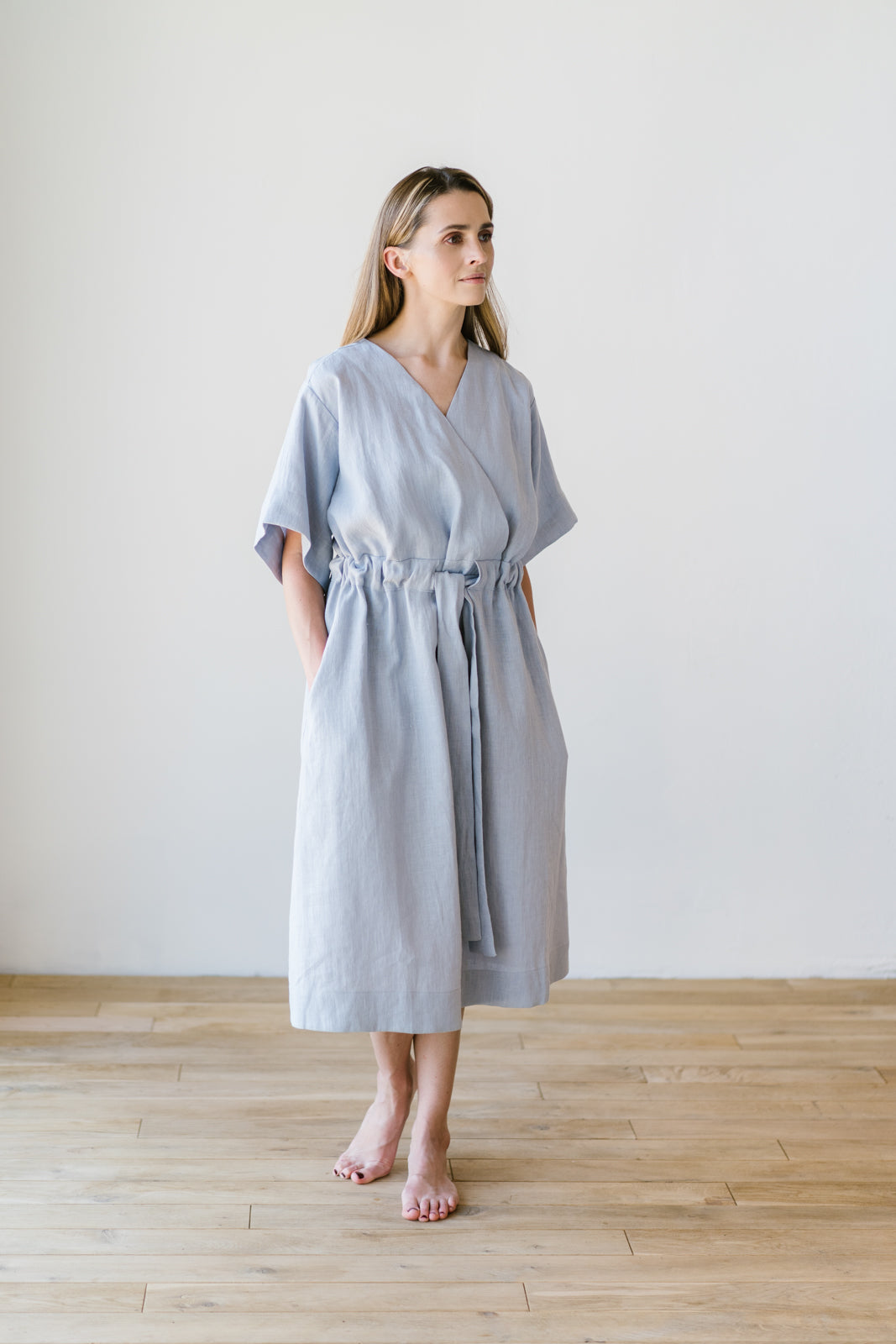 Silence Dress Mild Sky  - Motula