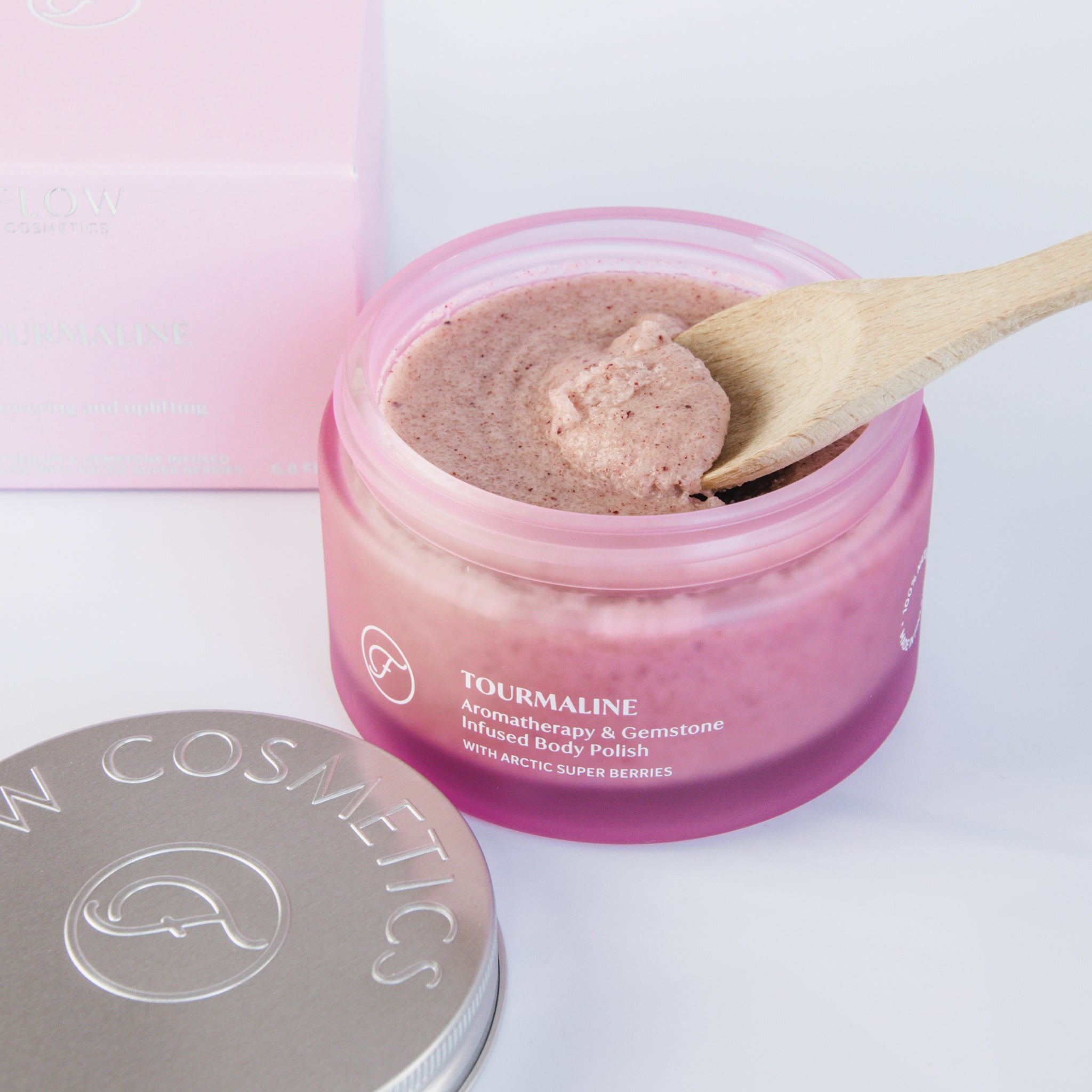 Tourmaline - Aromatherapy & Gemstone Body Polish - The Konjac Sponge Co.